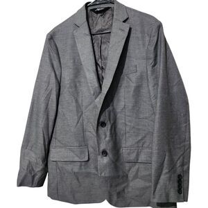 Jm Haggar Blazer For Men Size 42R Slim Fit Gray Color 2 Buttons Lined New
